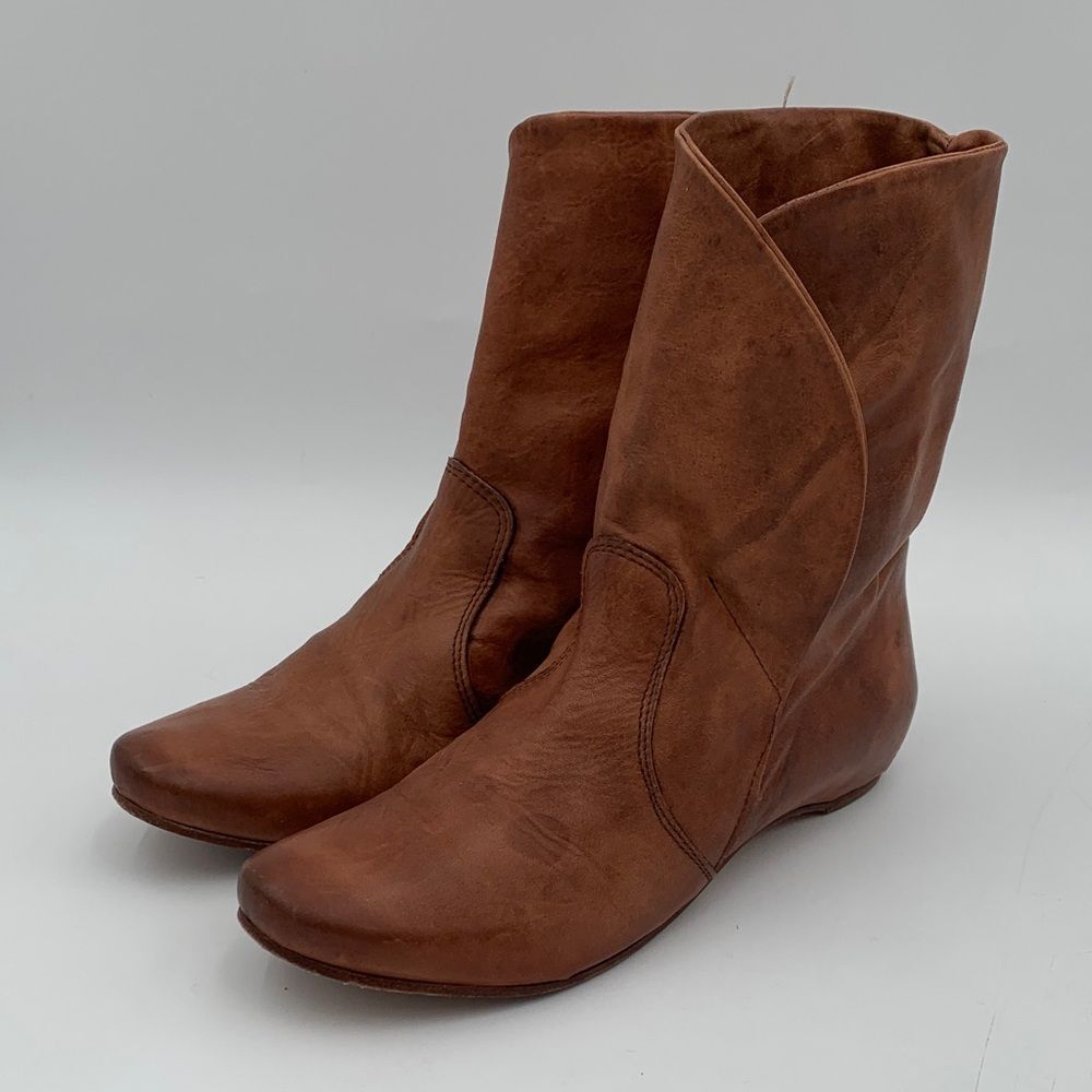 Clif Factor Brown Leather Ankle Boots | Made in Italy | EU 39 - Picture 4 of 12